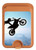 S2675 Extreme Freestyle Motocross Magnetic Card Holder Wallet Stand with MagSafe for iPhone 16 15 14 13 Pro Max