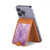 S2690 Amethyst Crystals Graphic Printed Magnetic Card Holder Wallet Stand with MagSafe for iPhone 16 15 14 13 Pro Max