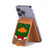 S2762 Green Head Mallard Duck Tuxedo Cartoon Magnetic Card Holder Wallet Stand with MagSafe for iPhone 16 15 14 13 Pro Max
