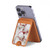 S2920 Bloody Marble Magnetic Card Holder Wallet Stand with MagSafe for iPhone 16 15 14 13 Pro Max