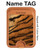 S2962 Tiger Stripes Graphic Printed Magnetic Card Holder Wallet Stand with MagSafe for iPhone 16 15 14 13 Pro Max
