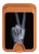 S3101 X-ray Peace Sign Fingers Magnetic Card Holder Wallet Stand with MagSafe for iPhone 16 15 14 13 Pro Max