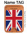 S3103 Flag of The United Kingdom Magnetic Card Holder Wallet Stand with MagSafe for iPhone 16 15 14 13 Pro Max