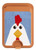 S3254 Chicken Cartoon Magnetic Card Holder Wallet Stand with MagSafe for iPhone 16 15 14 13 Pro Max