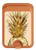 S3490 Gold Pineapple Magnetic Card Holder Wallet Stand with MagSafe for iPhone 16 15 14 13 Pro Max