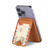 S3551 Vintage Airmail Envelope Art Magnetic Card Holder Wallet Stand with MagSafe for iPhone 16 15 14 13 Pro Max