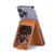 S3895 Pirate Skull Metal Magnetic Card Holder Wallet Stand with MagSafe for iPhone 16 15 14 13 Pro Max