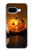 S1083 Pumpkin Spider Candles Halloween Case For Google Pixel 9a