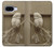 S1386 Paper Sculpture Owl Case For Google Pixel 9a