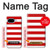 S2364 Red and White Striped Case For Google Pixel 9a