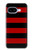 S2638 Black and Red Striped Case For Google Pixel 9a