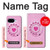 S2847 Pink Retro Rotary Phone Case For Google Pixel 9a