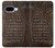 S2850 Brown Skin Alligator Graphic Printed Case For Google Pixel 9a
