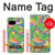 S3273 Flower Line Art Pattern Case For Google Pixel 9a