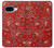S3354 Red Classic Bandana Case For Google Pixel 9a