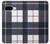 S3452 Plaid Fabric Pattern Case For Google Pixel 9a