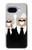 S3557 Bear in Black Suit Case For Google Pixel 9a