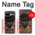 S3895 Pirate Skull Metal Case For Google Pixel 9a