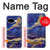S3906 Navy Blue Purple Marble Case For Google Pixel 9a