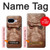 S3940 Leather Mad Face Graphic Paint Case For Google Pixel 9a