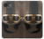 S2645 Vintage Brown Goggles Motorcycle Helmet Case For iPhone 16e, 17e
