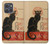 S2739 Chat Noir Black Cat Vintage Case For Motorola Moto G Power (2025)
