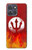 S2803 Fire Red Devil Spear Symbol Case For Motorola Moto G Power (2025,2026)