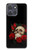 S3753 Dark Gothic Goth Skull Roses Case For Motorola Moto G Power (2025,2026)