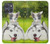 S3795 Kitten Cat Playful Siberian Husky Dog Paint Case For Motorola Moto G Power (2025,2026)