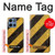 S2231 Yellow and Black Line Hazard Striped Case For Motorola Moto G 5G (2025)