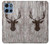 S2505 Reindeer Head Old Wood Texture Graphic Case For Motorola Moto G 5G (2025)