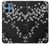 S2544 Japanese Kimono Style Black Flower Pattern Case For Motorola Moto G 5G (2025)