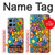 S3281 Colorful Hippie Flowers Pattern Case For Motorola Moto G 5G (2025)