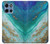 S3920 Abstract Ocean Blue Color Mixed Emerald Case For Motorola Moto G 5G (2025)