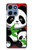 S3929 Cute Panda Eating Bamboo Case For Motorola Moto G 5G (2025)