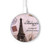 S2211 Paris Postcard Eiffel Tower Wireless Charger Pad 15W Type-C iPhone Android LED Light Charging Station