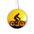 S2385 Bicycle Bike Sunset Wireless Charger Pad 15W Type-C iPhone Android LED Light Charging Station
