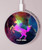 S2486 Rainbow Unicorn Nebula Space Wireless Charger Pad 15W Type-C iPhone Android LED Light Charging Station
