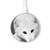 S2569 White Arctic Fox Wireless Charger Pad 15W Type-C iPhone Android LED Light Charging Station