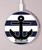 S2758 Anchor Navy Wireless Charger Pad 15W Type-C iPhone Android LED Light Charging Station