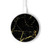 S2896 Gold Marble Graphic Printed Wireless Charger Pad 15W Type-C iPhone Android LED Light Charging Station