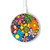 S3281 Colorful Hippie Flowers Pattern Wireless Charger Pad 15W Type-C iPhone Android LED Light Charging Station