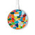 S3391 Abstract Art Mosaic Tiles Graphic Wireless Charger Pad 15W Type-C iPhone Android LED Light Charging Station