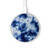 S3439 Fabric Indigo Tie Dye Wireless Charger Pad 15W Type-C iPhone Android LED Light Charging Station