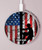 S3803 Electrician Lineman American Flag Wireless Charger Pad 15W Type-C iPhone Android LED Light Charging Station