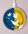 S3857 Peace Dove Ukraine Flag Wireless Charger Pad 15W Type-C iPhone Android LED Light Charging Station