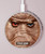 S3940 Leather Mad Face Graphic Paint Wireless Charger Pad 15W Type-C iPhone Android LED Light Charging Station