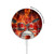 S1431 Skull Drum Fire Rock Magnetic Wireless Charger Pad with MagSafe 15W for iPhone 16 15 14 13 12