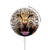 S1932 Blue Eyed Leopard Magnetic Wireless Charger Pad with MagSafe 15W for iPhone 16 15 14 13 12