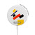 S1958 Malevich Suprematism Magnetic Wireless Charger Pad with MagSafe 15W for iPhone 16 15 14 13 12